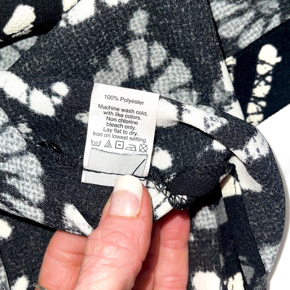 Madewell Button Back Batik Grid Blouse - image 5